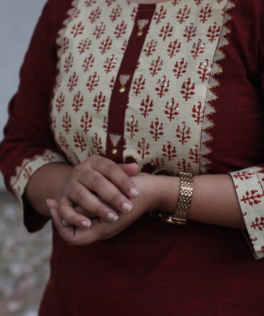 Pretty Patchwork: Maroon