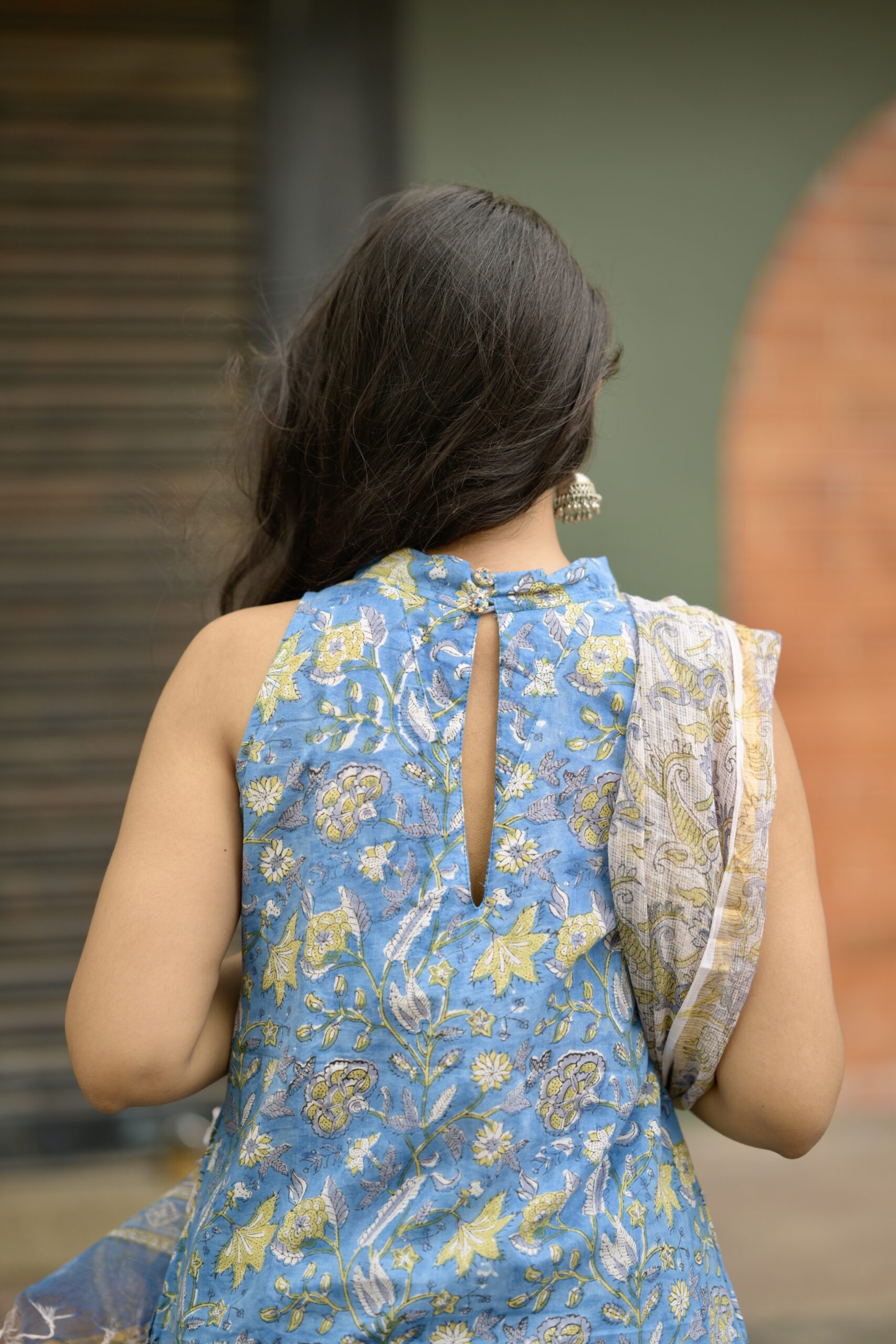 Rang: Handblock Sanganeri Print Kurta Set - Image 2